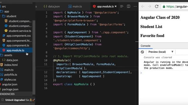 How to make a HTTP request with HttpClient in Angular? 3 Steps to make a HTTP request to fetch data смотреть онлайн