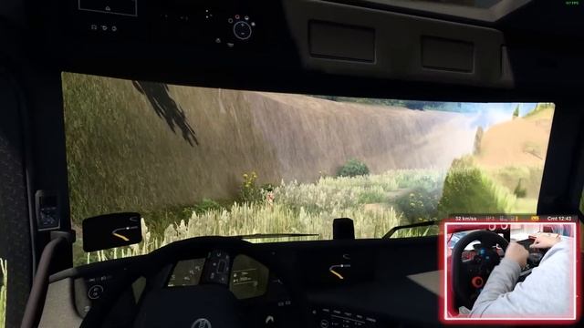 ÖLÜM YOLUNDA RİSKLİ SOLLAMALAR !!! ETS 2 MOD 1.45 [ Logitech G29 ] смотреть онлайн