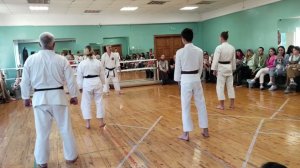 аттестация на 2 кю. Карате. Сётокан карате-до Шухари