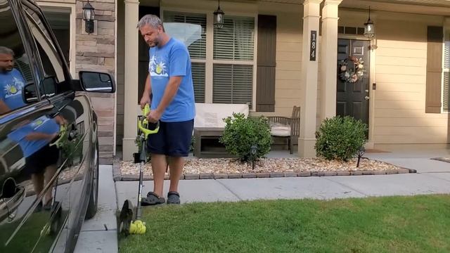 Ryobi - ONE+ 18-Volt Lithium-Ion Cordless Battery Electric String Trimmer Edger смотреть онлайн