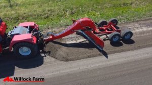 Прицепной грейдер ДорМастер 4.5. Грейдирование дорог - процесс.