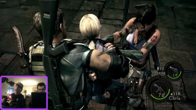 Dad's Hands on another Woman!? - Resident Evil 5 Part 18 Coop Gyro Controls смотреть онлайн