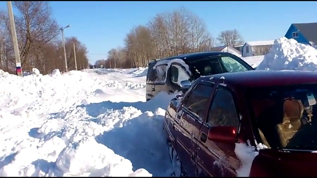 В Омске выпал снег