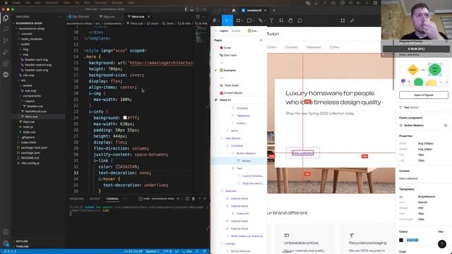 Интернет-магазин на Vue3. Стрим №1 смотреть онлайн