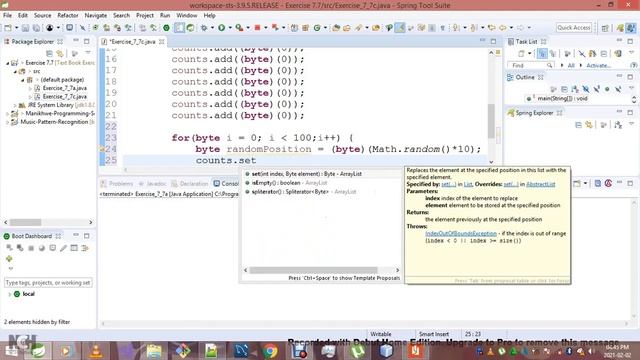 Introduction To Java Programming Exercise 7 7c смотреть онлайн