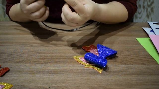 блестящие бантики с ушками из фоамирана смотреть онлайн