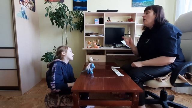 Занятие с неслышащим ребенком по " Развитию речи" смотреть онлайн