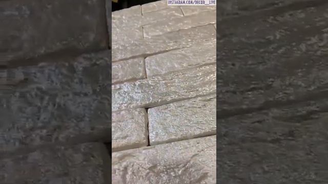 Декоративный кирпич в сером цвете с перламутровым оттенком смотреть онлайн
