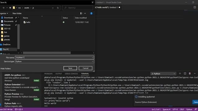 Set up Visual Studio Code to use Python смотреть онлайн