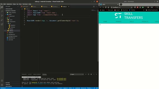 Material UI (Skill 3) : The Tabs смотреть онлайн