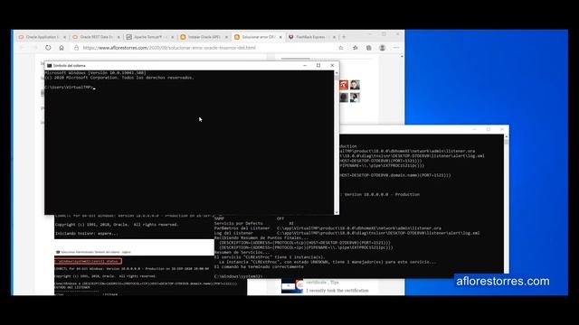 ORACLE TNS:error del adaptador de protocolo, ORA-12560: TNS:protocol adapter error смотреть онлайн
