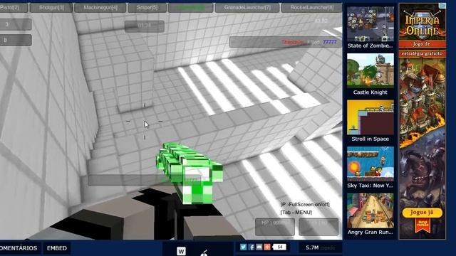 Pixel Warfare - Hack Health,Invisible and AMMO смотреть онлайн