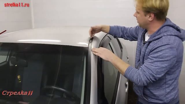 Дефлектор лобового стекла Стрелка-2 для TOYOTA COROLLA X 2006-2010г.в. - Strelka11.ru