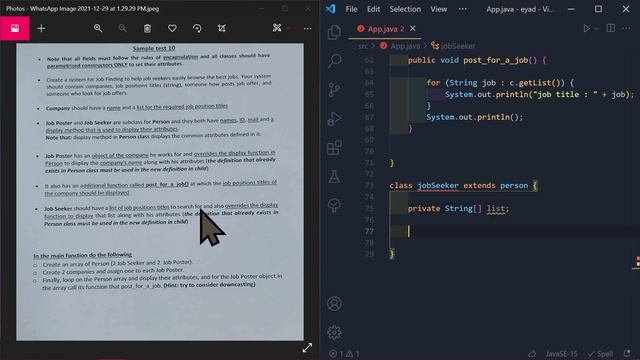 OOP practical revision part 5 | FCIS ASU | 2nd year смотреть онлайн