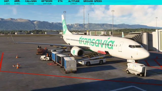 MSFS 2020 Live | [Real World] Transavia Ops | PMDG 737-800 | B738 | Rotterdam - Geneva (Round Trip) смотреть онлайн