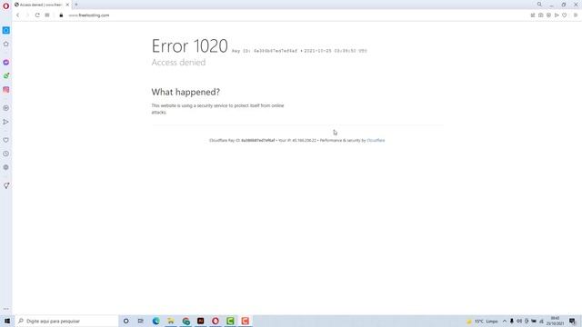 COMO RESOLVER: ERROR 1020 Access Denied - (Rápido e fácil) 2023 смотреть онлайн