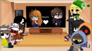 Creepypastas react to Afton family|꧁Cloud•Bxrry꧂(1/2)