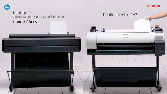 Differences between the HP DesignJet T650 Plotter and the Canon TA-30 | DesignJet Printers | HP смотреть онлайн
