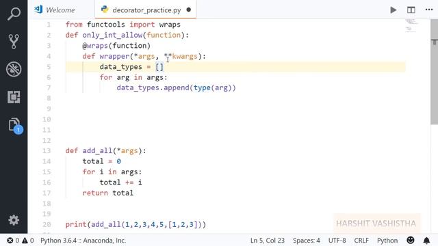 Decorators Practice 2 : Python tutorial 175 смотреть онлайн