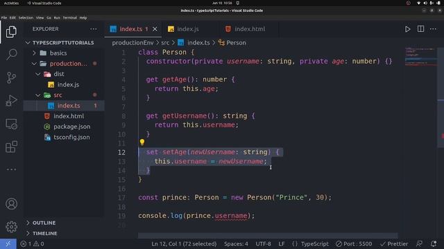 TypeScript Getters and Setters: Mastering Accessor Methods | Code with Prince | p10 смотреть онлайн