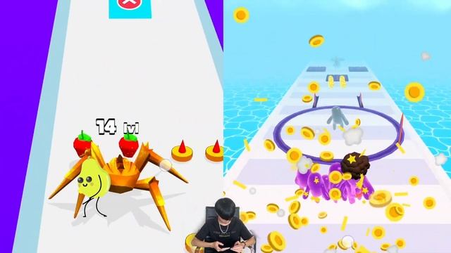 Play High Score In Join Blob Clash 3D, Insect Evolution Run  - Blob Mobile Games Walkthrough