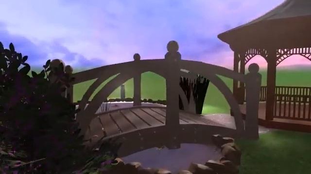 3D беседка+пруд Нижний Новгород смотреть онлайн