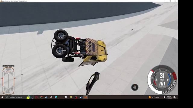 Playing BeamNG.Drive, Grid Map V2! смотреть онлайн
