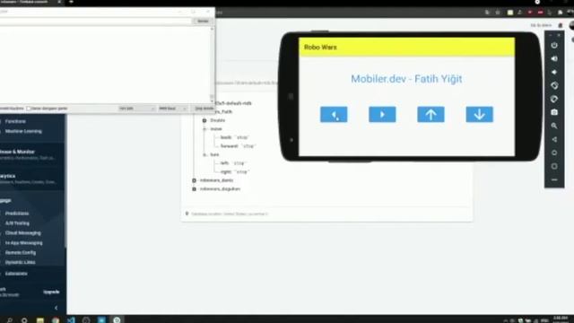 ESP32, Firebase ve Flutter Uygulama ile Wifi Tabanlı Robot смотреть онлайн