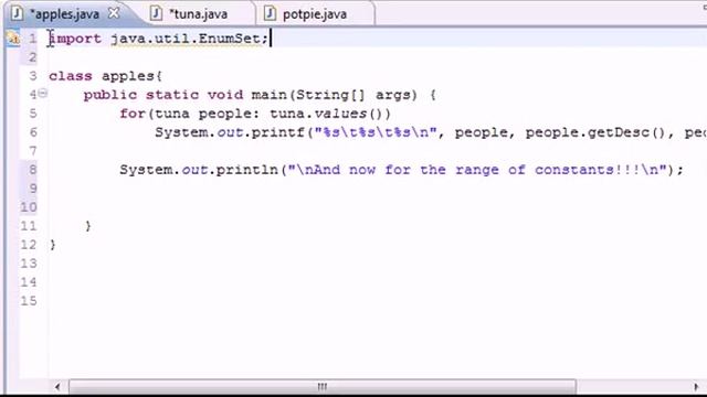 Java Programming Tutorial 45 EnumSet range смотреть онлайн