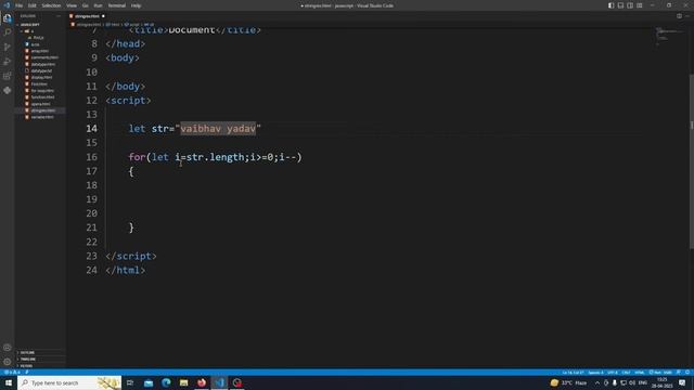 javascript reverse string || how to reverse string in javascript by vaibhav yadav смотреть онлайн