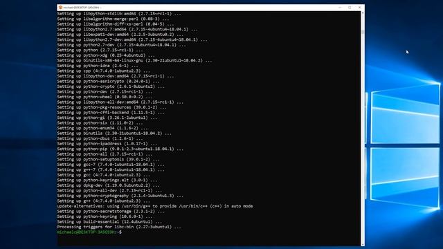 Installing Ubuntu inside the Windows Subsystem for Linux (Ansible Training Course 2020) смотреть онлайн