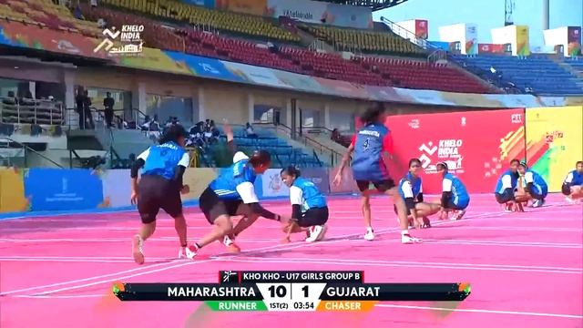 Kho Kho Under17 Girls Match - Maharashtra Vs Gujarat | Khelo India Youth Games 2020 смотреть онлайн