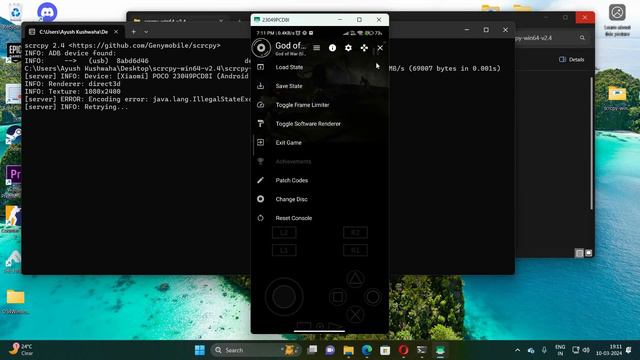 Cheating On Sony PS2 Games On Android Via AetherSX2 Via Pnatch Files
