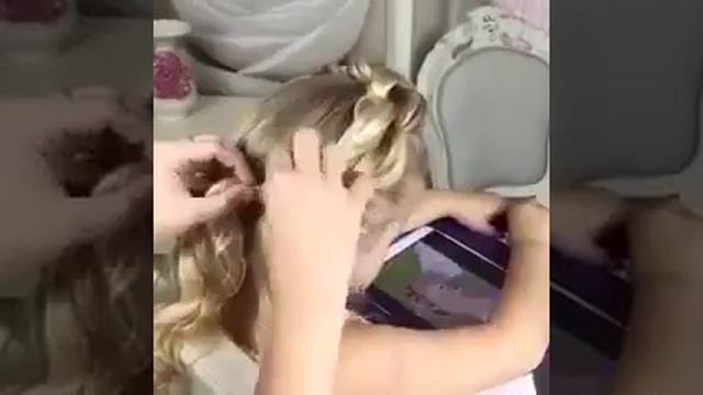 Причёска для маленьких красавиц смотреть онлайн