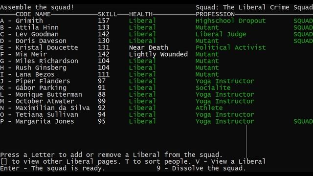 LGWI - Liberal Crime Squad v4.12.49 // 40 смотреть онлайн