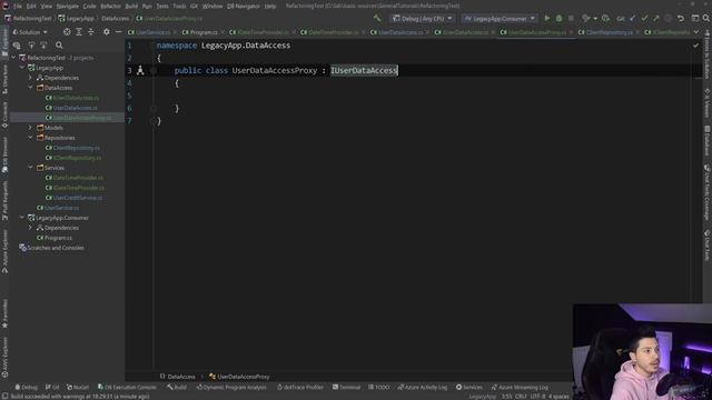 The refactoring test (1) - Dependency Inversion & Unit tests | Cracking the .NET interview смотреть онлайн