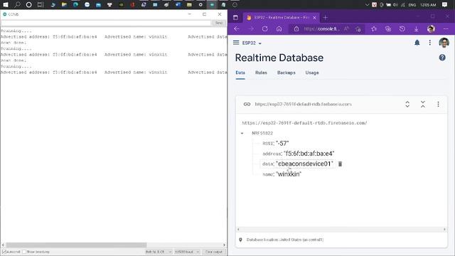 Demo ESP32 sentdata firebase смотреть онлайн