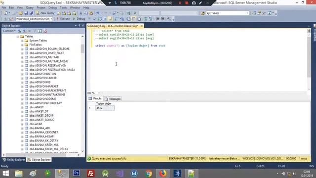 Tsql Count Kullanımı | T-Sql Eğitim Seti смотреть онлайн