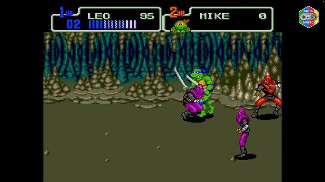Teenage Mutant Ninja Turtles #TMNT - Return of the Shredder gameplay Sega Genesis | Mega Drive смотреть онлайн