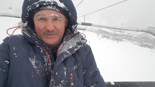 Архыз На лыжи первый раз.#Архыз