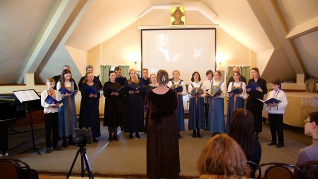 О Тебе радуется. Знаменного роспева.