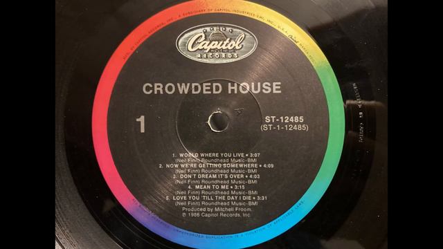 Crowded House - Don’t Dream It’s Over. HQ Vinyl Rip. (Linn Sondek LP12/Ittok/Kandid) смотреть онлайн