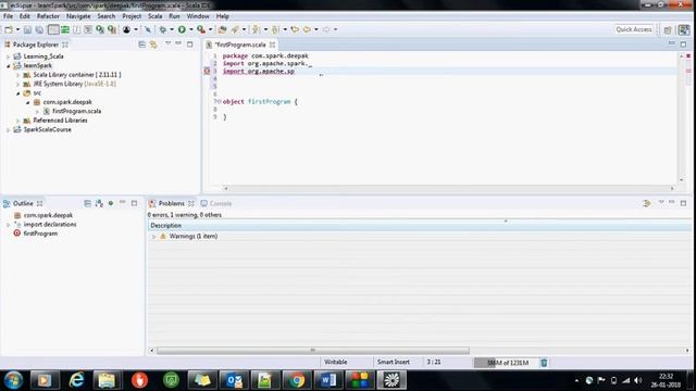 SCALA IDE Set up for Spark and running Firsts Spark Program using Eclipse:Spark Setup part2 смотреть онлайн