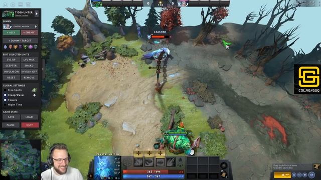 Wagamama's full demo of Tidehunter's new Aghanim's Shard "DEAD IN THE WATER" смотреть онлайн
