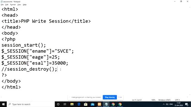 Web & Internet Technologies JNTUA UNIT III PHP Using Sessions Authenticating Users смотреть онлайн