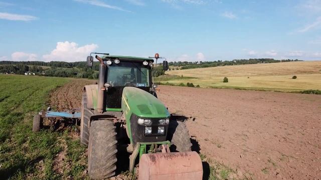 John Deere 7830 и Lemken Smaragd 9/500 смотреть онлайн