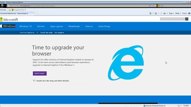 Update Internet Explorer смотреть онлайн