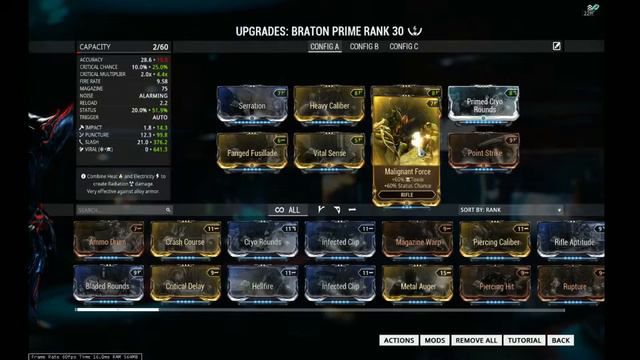 Braton Prime! | Warframe weapon builds. Part 5 смотреть онлайн