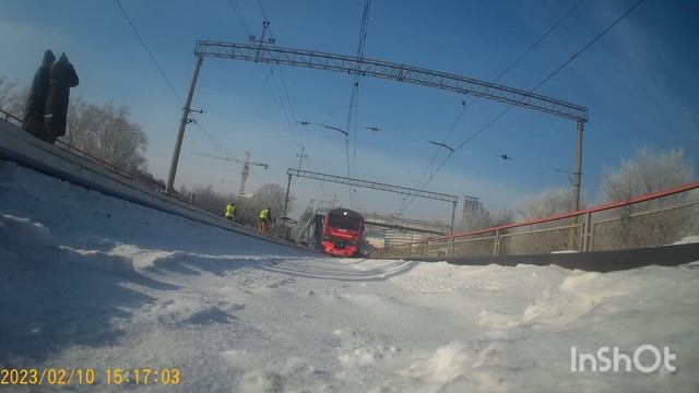 Камера под электропоездом ЭД4М-0419 