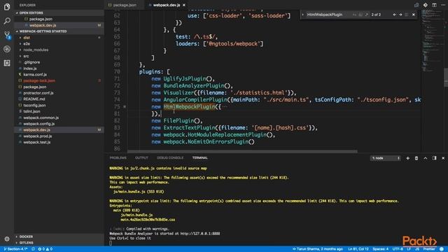 Web Development with Angular and Webpack 4: The Course Overview|packtpub.com смотреть онлайн